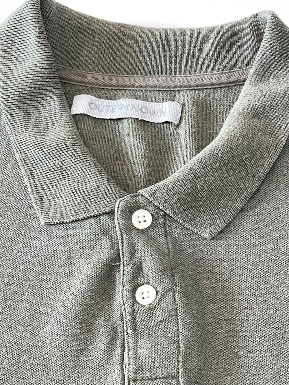 Outerknown Men’s Hemp Organic Cotton Polo Shirt - Picture 2 of 10